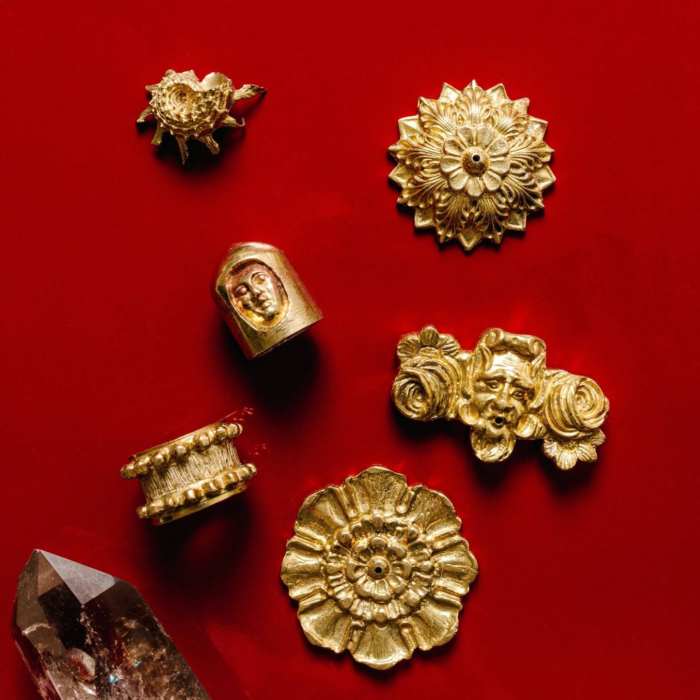 Domed Flower Incense Holder