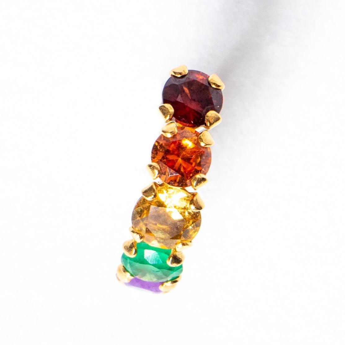 Rainbow Single Earring