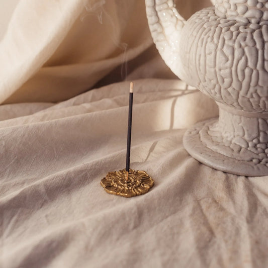 Flat Flower Incense Holder