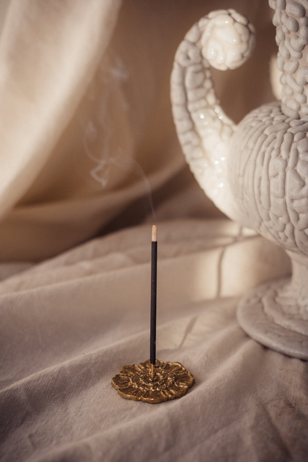 Flat Flower Incense Holder