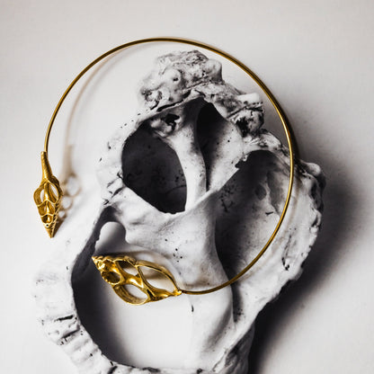 Shell Skeleton Open Collar