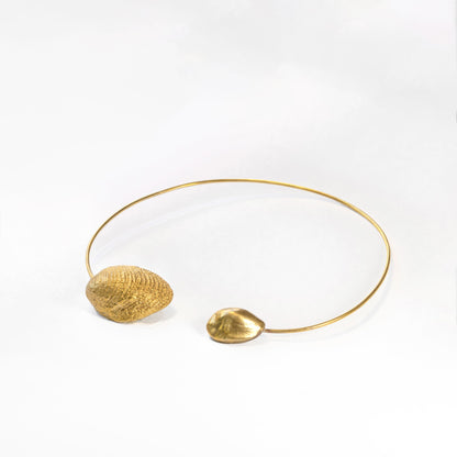 Abstract Shell Open Collar