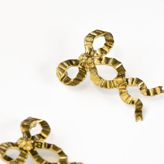 Ribbon Bow Earrings