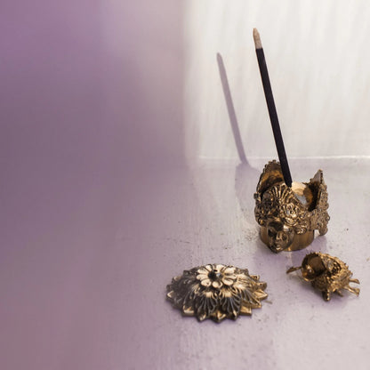 Domed Flower Incense Holder