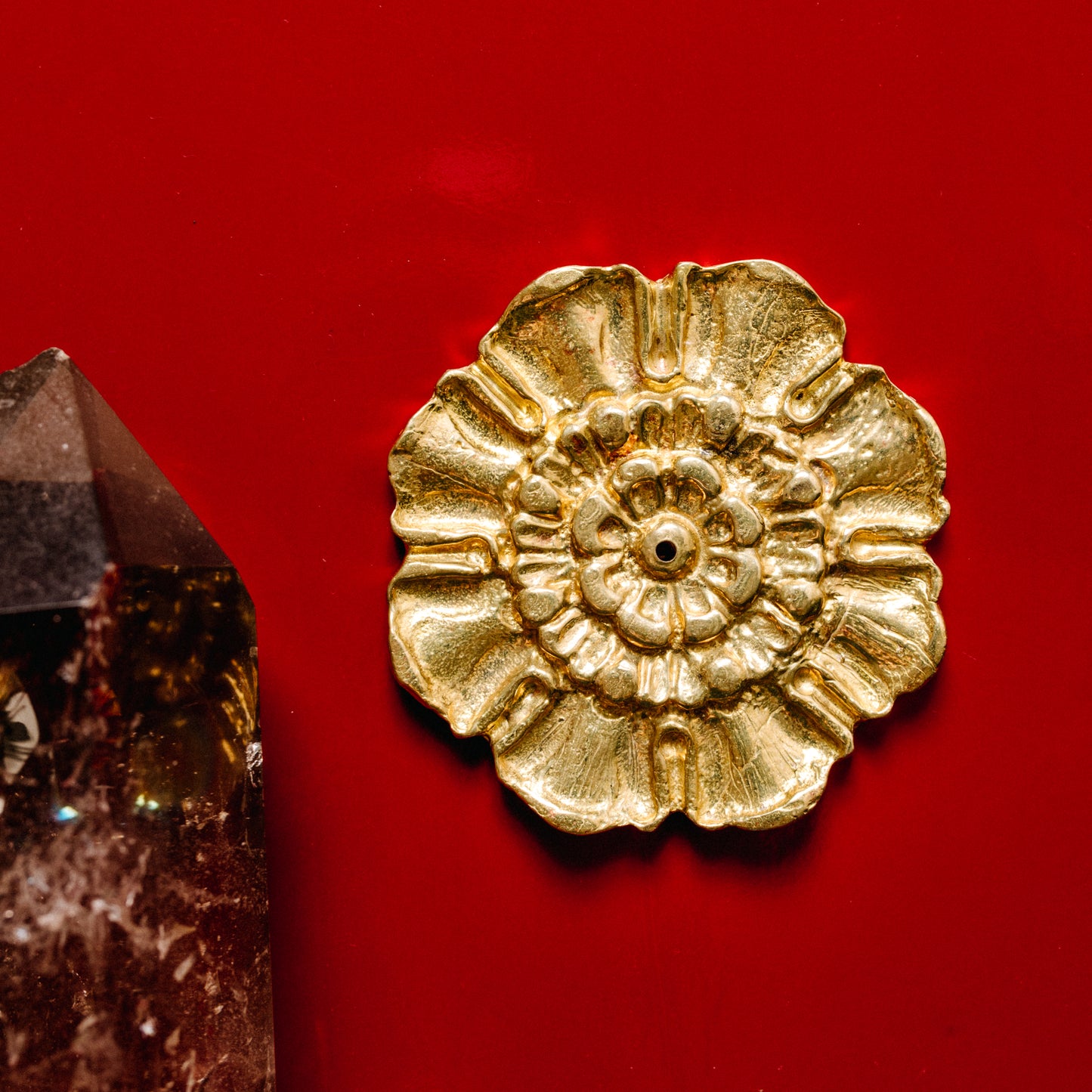 Flat Flower Incense Holder