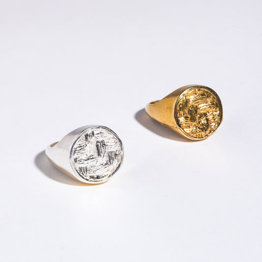 Basket Signet Ring