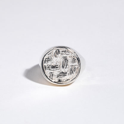 Basket Signet Ring