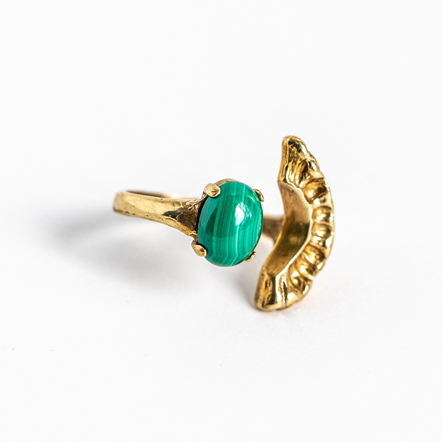 Demi Lune Cabochon Ring