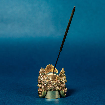 Lady Face Two Piece Incense Holder