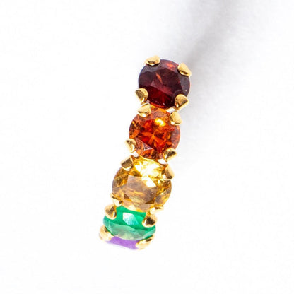 Rainbow Single Earring