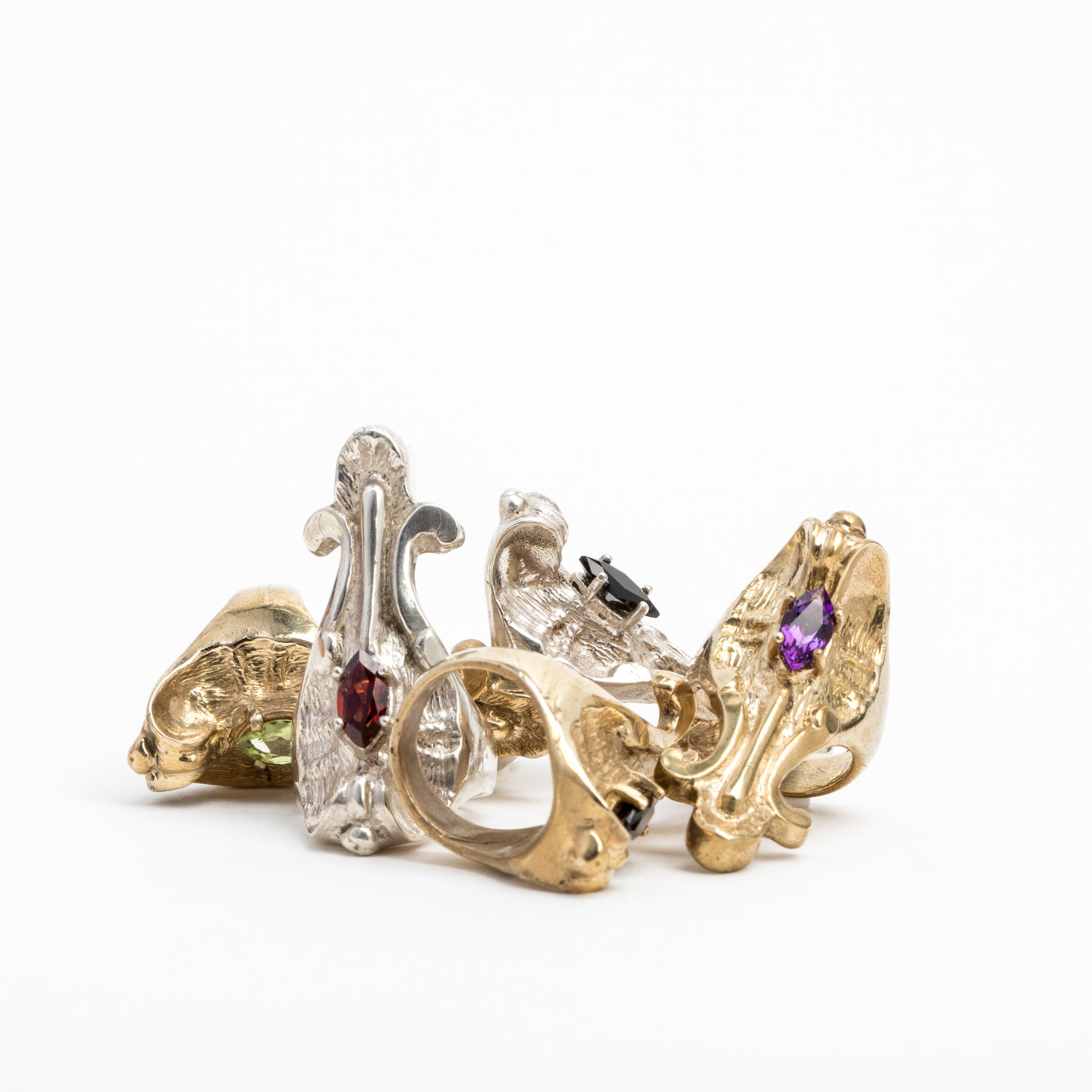 King Cobra Ring with Stone